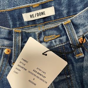 redone stove pipe jeans